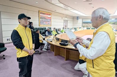 肥後ちょんかけごま保存会より、ちょんかけごまの普及に尽力したことを賞して特別感謝状をいただきました。